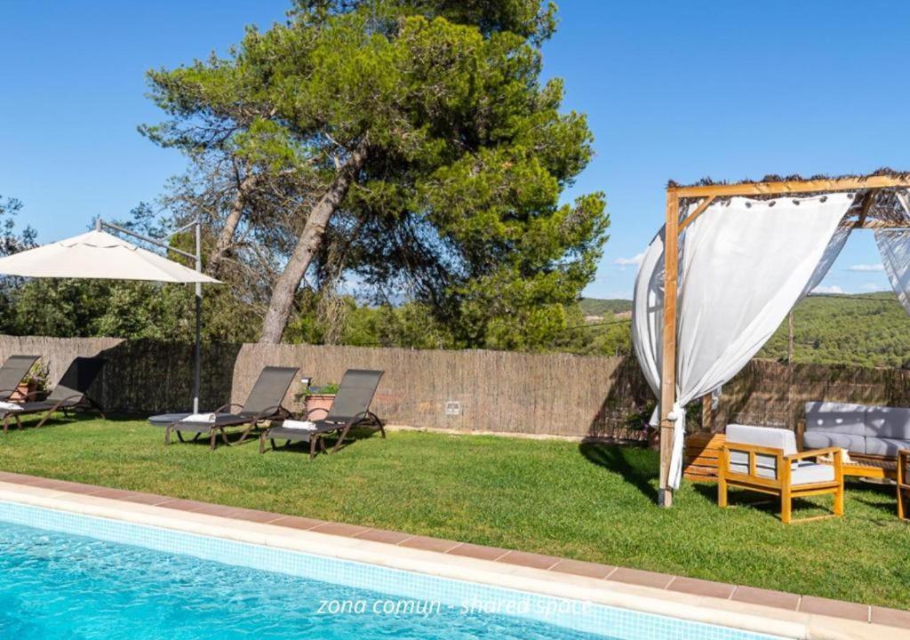 Masia Aubareda San Martín de Tous Exteriér fotografie